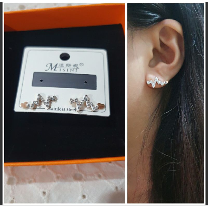 Anting Titanium asli rosegold Premium Quality anti karat anti alergi Ring Stainless Steel ori 2029