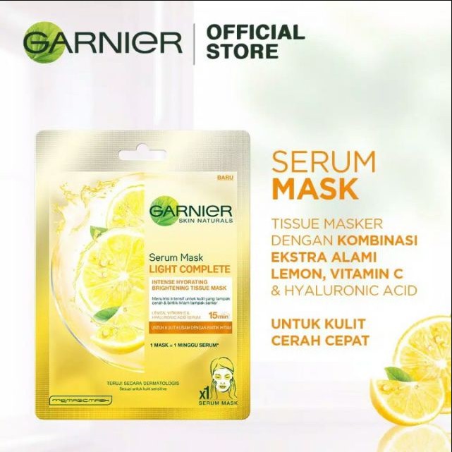 GARNIER SERUM MASK LIGHT COMPLETE 28 GR