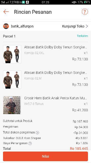 Grosir Hem Batik Anak Perca Katun Murah Batik Sekolah