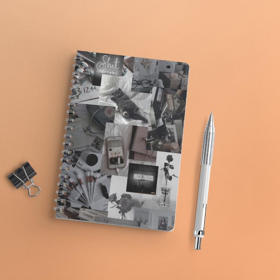 

Grosir YREO8 Notebook Aesthetic Edition 1 Lined Grid Dot Ukuran A5 Ring Spiral Jurnal Catatan Buku S