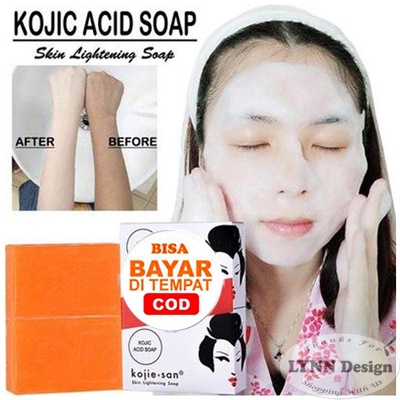 [ORI] KOJIE SAN Skin Lightening Soap Kojic Acid 65Gr Sabun KOJIESAN_Cerianti