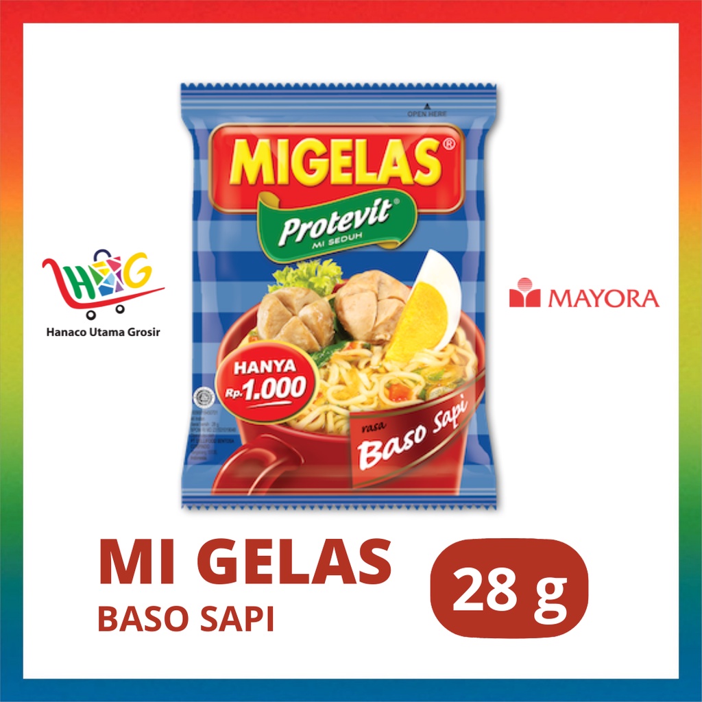 Mie Gelas 28gr [ 1 PCS ]