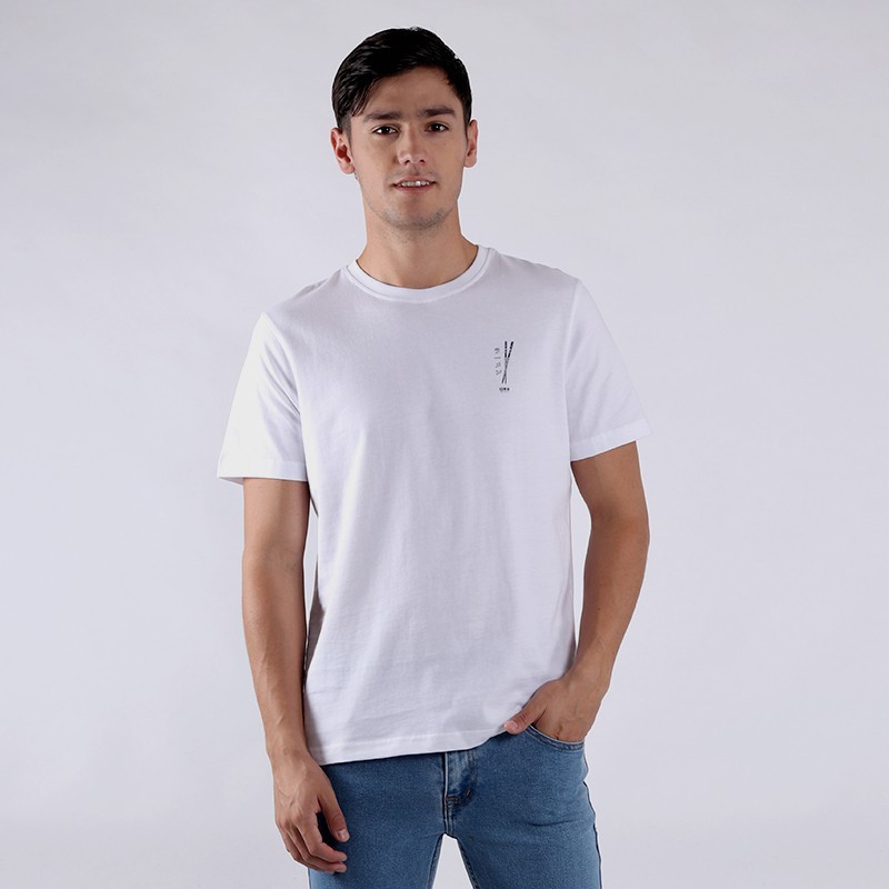 Edwin Unisex Limited Edition T-Shirt Edwin Ramen White Lengan Pendek