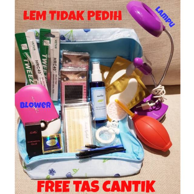 PROMO PAKET EYELASH EXTENSION LEM TIDAK PEDIH