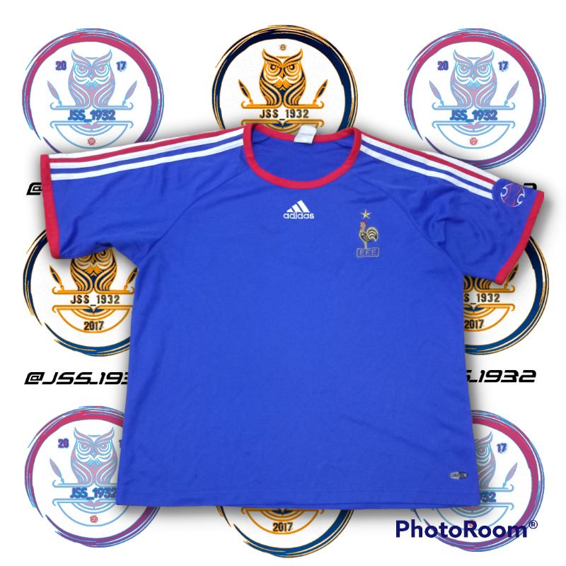 Jersey Bola TIMNAS PRANCIS Home ADIDAS ORIGINAL SV Second Retro Murah Used Bekas Vintage Kaos Baju T