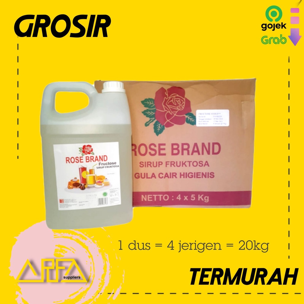 

Rose Brand Gula Fruktosa Simpel Sirup 1 dus