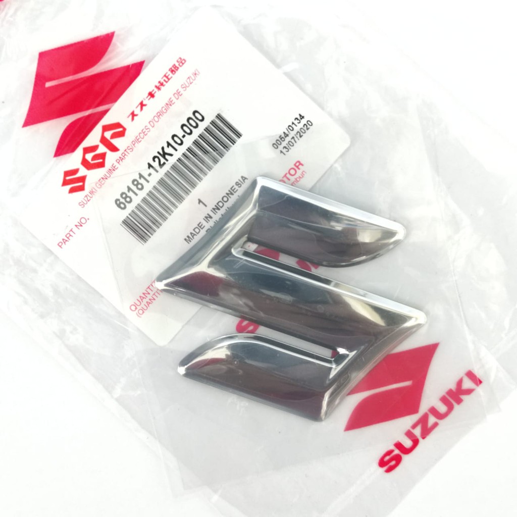 EMBLEM SUZUKI SILVER SATRIA FU INJEKSI 6X6 68181-12K10 SGP