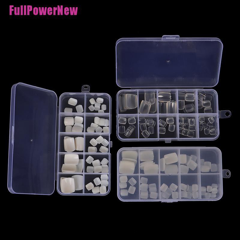 100pcs Kuku Palsu Bahan Akrilik Untuk Dekorasi Nail Art