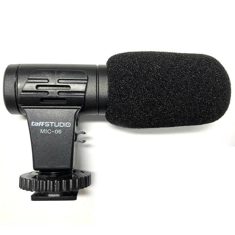 TaffStudio Camera DSLR Shotgun Microphone 3.5mm