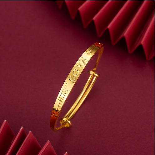 Gelang Bahan Kuningan Lapis Emas Untuk Wanita