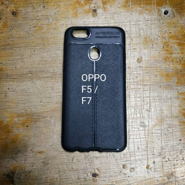 OPPO F5 / OPPO F7 KARET SOFCASE HITAM SILIKON MANTAP MURAH MERIAH MANTUL