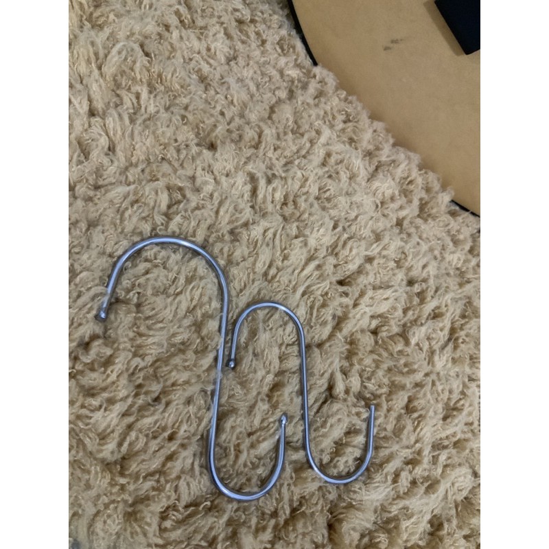 Cantolan S stainless stell ukuran 10 cm 12 cm sedang besar gantungan hook S serbaguna anti karat