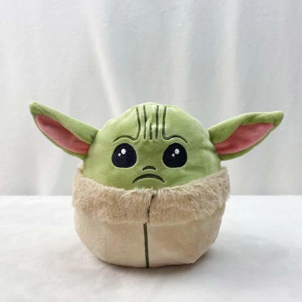 Lanfy Marvel Baby Lucu Anak Boneka Mainan Bolak Balik Yoda Star Wars Baby Plush Doll Emosi Flip Toy