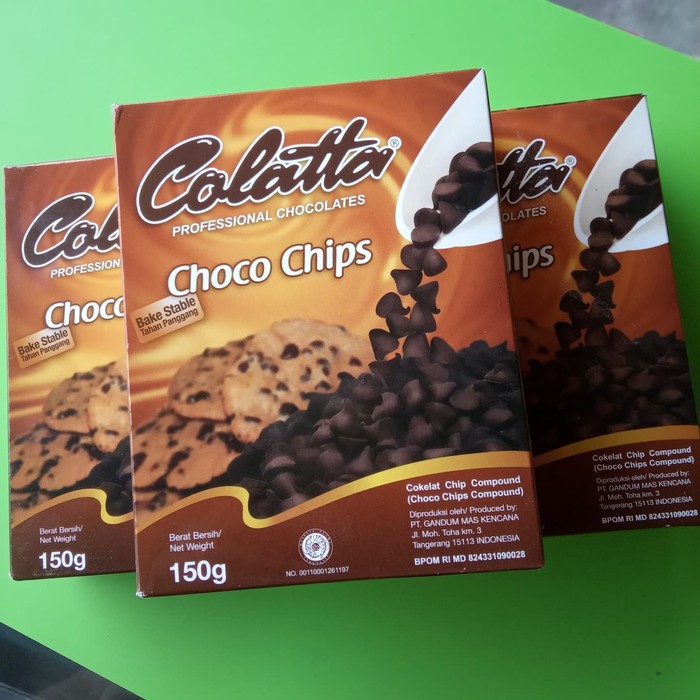 COLATTA Choco Chips Coklat Compound Chocochip 150 gr