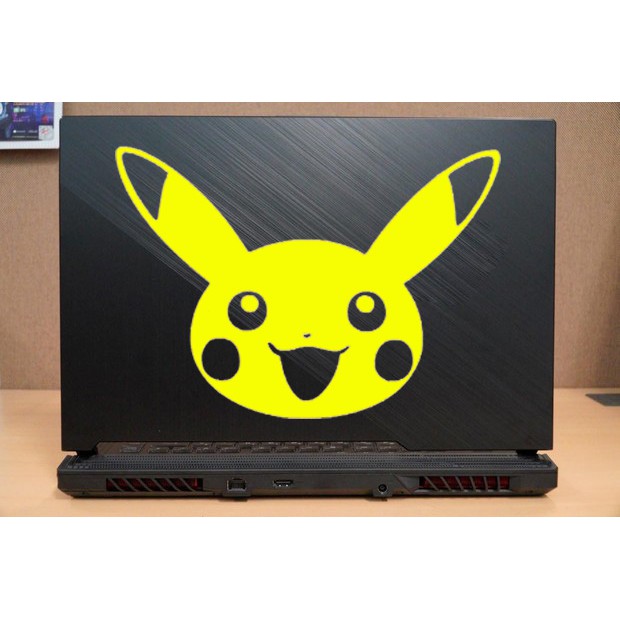 

stiker laptop pikacu sticker murah keren lucu stiker custom