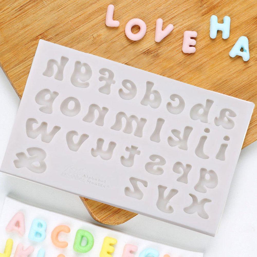 Top 3D Huruf Bakeware Fondant Sugar Craft Alphabet Number