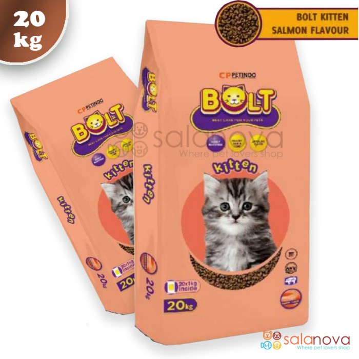 Bolt Kitten 20kg Makanan Anak Kucing Kering