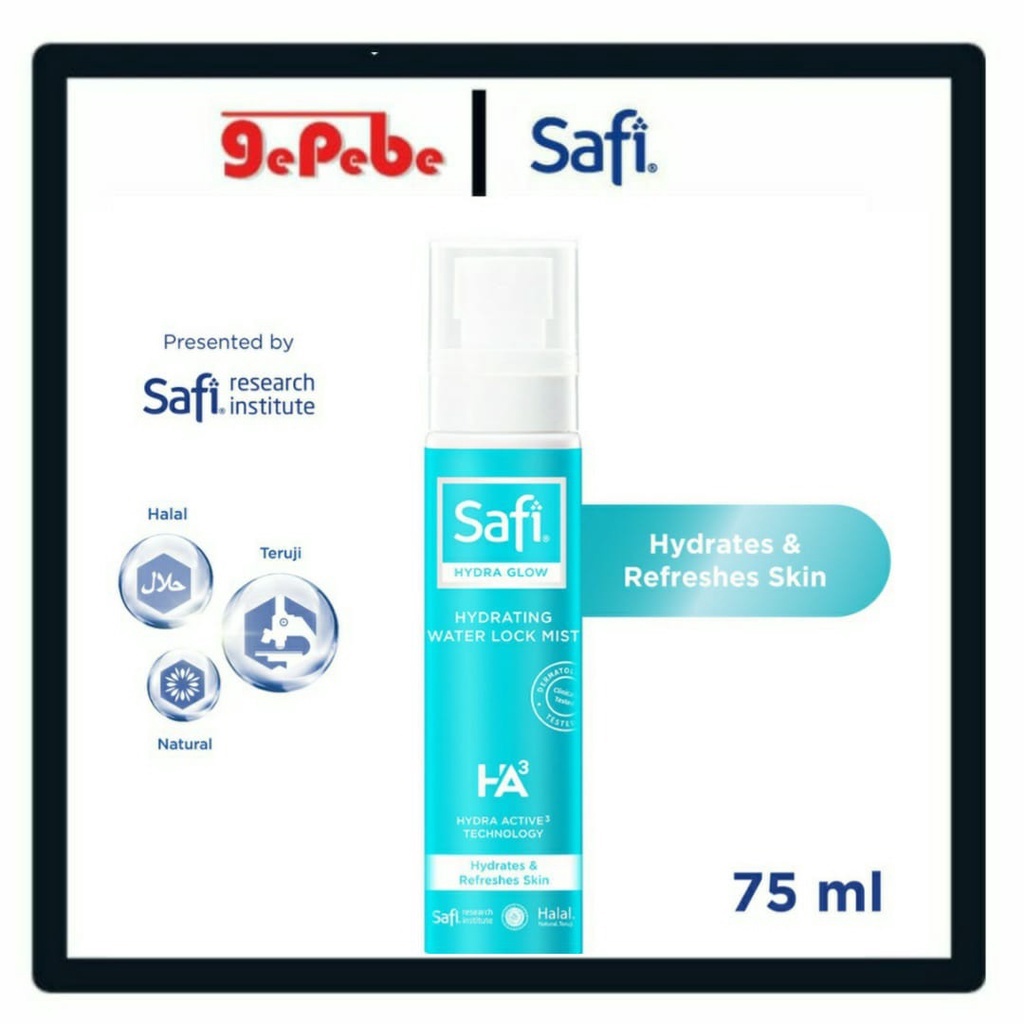 Safi Hydra Glow Hydrating Water Lock Mist 75ml