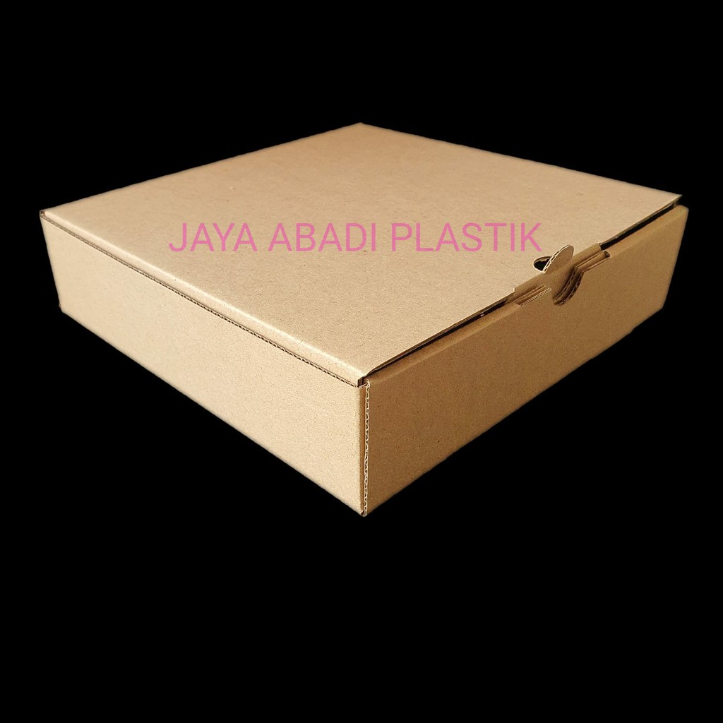 

[ DUS PIZZA COKLAT 20 ISI 5 pcs ] BOX PIZZA POLOS LOYANG 20x 20