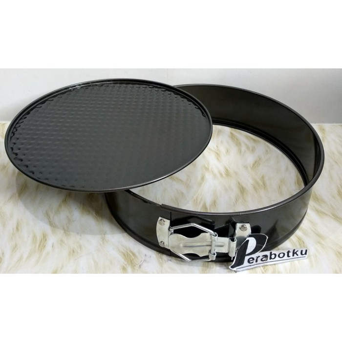 Cyprus Loyang Kue Bulat Lepas 24Cm 0605/Loyang Praktis/Enamel Teflon Baking Tray Pan/Anti Lengket