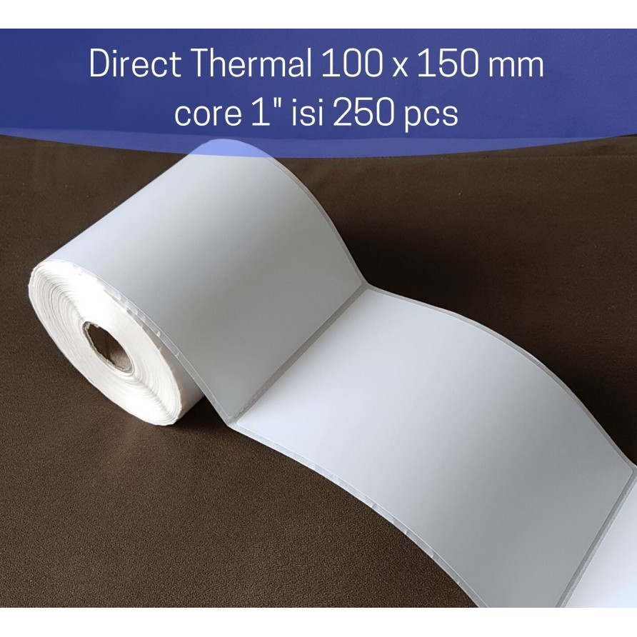 

Thermal Label Barcode Ukuran 100x150 Direct isi 250 pcs/roll