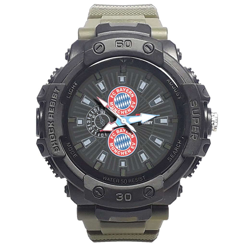 Jam Tangan  FC BAYERN MUNCHEN SPORT Bagus