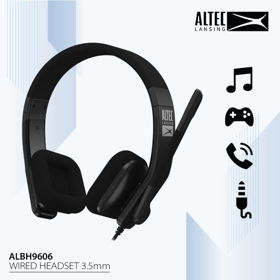 ALBH9606 Altec Lansing Stereo Headset Wired