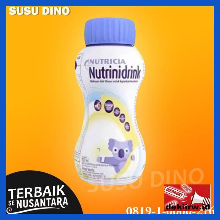 

T7Fje576- Nutrinidrink ( Vanilla / Coklat / Strawberry) 200 Ml - Susu Bagus - Vanila U9Yktt6R-