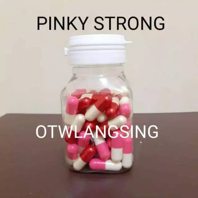 Pinky Strong Kapsul Pink Putih+ Kapsul Merah Putih Double strong ampuh Dosis 2x lipat ODD ODH