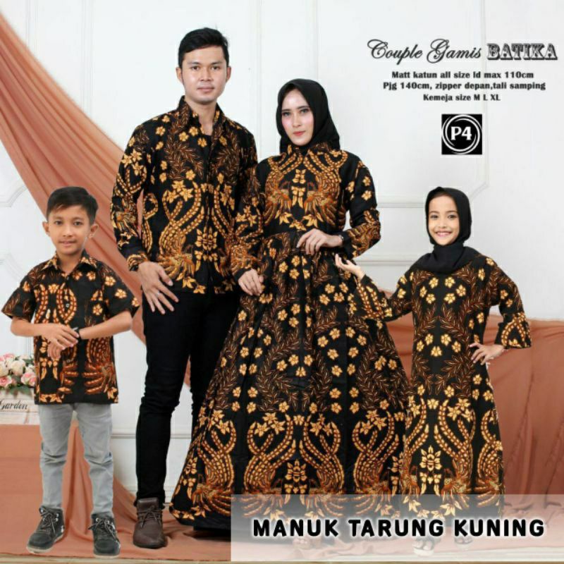 BAJU BATIK COUPLE MODERN / COUPLE BATIK KELUARGA TERBARU / SARIMBIT BATIK MURAH