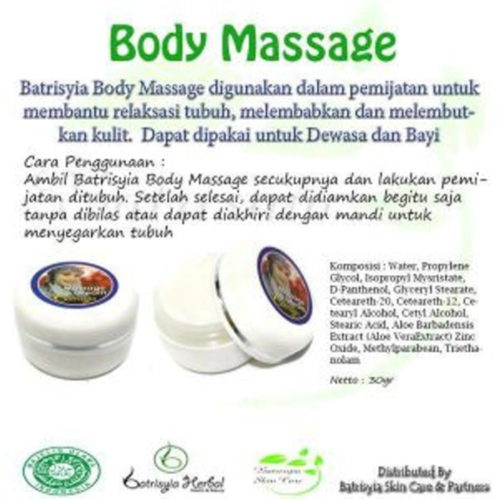 Batris / Batrisyia Body Massage Cream