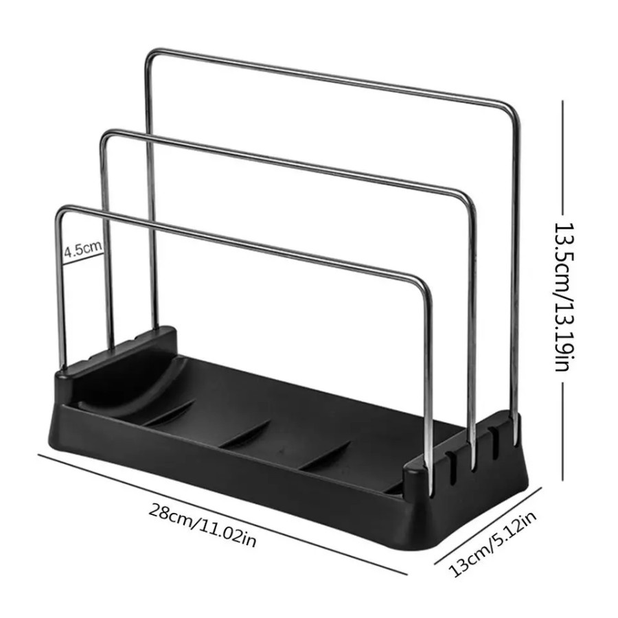 NA - Rak Talenan Handuk Serbaguna Chopper Board Storage Rack 6122