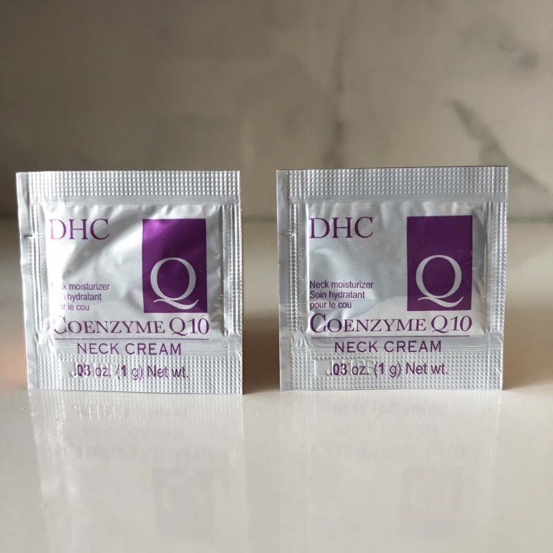 Dhc Coq10 Neck Cream Sample Q10 Firming Toning Moisturizer For Neck And Decolletage Shopee Indonesia