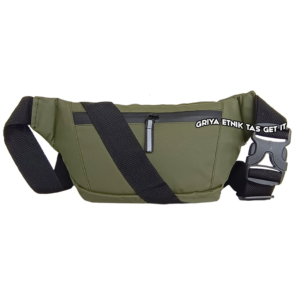 Tas Pinggang Pria Waterproof Waistbag Cowok Tas Selempang Laki Tas Soren Anti Air Cano