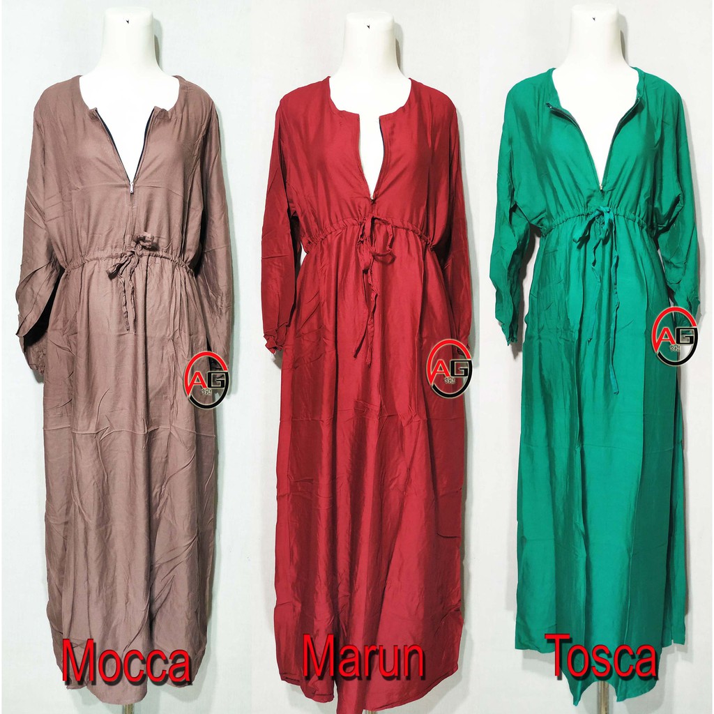 GAMIS BALI TALI DADA POLOS BUSUI/RESLETING (pilih warna)