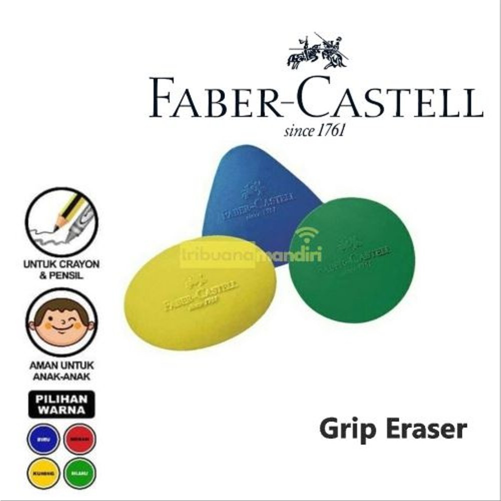 

Order Langsung Penghapus Pensil Warna & Crayon Faber Castell Grip Eraser Terlaris