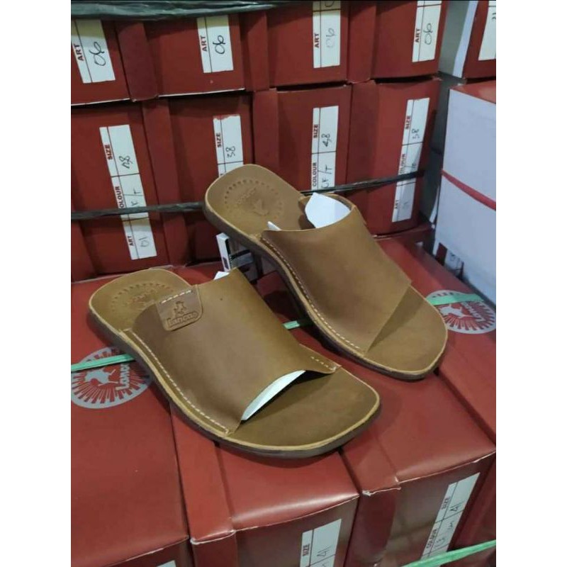 sandal pria full kulit sampai alasnya