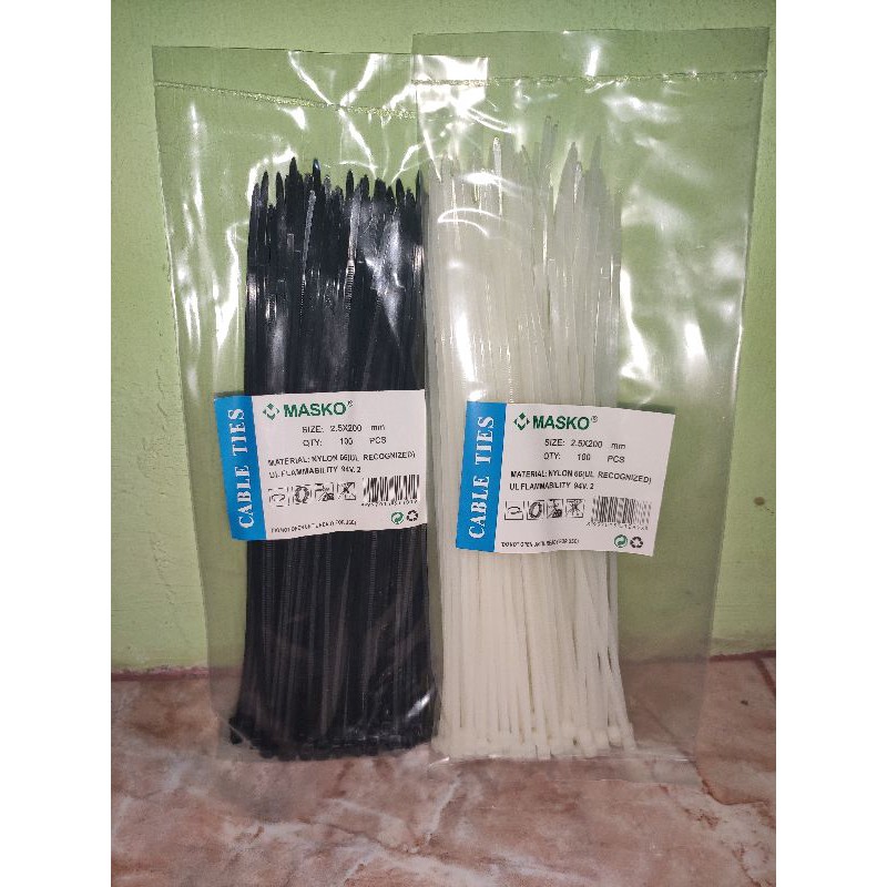 Cable Tie Ties Pengikat Kabel Serbaguna 2.5 x 200mm 20cm Kualitas SNI