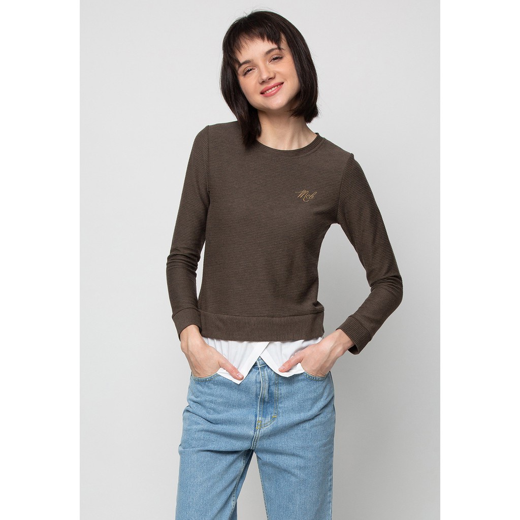 Kaos Oblong Kombinasi Two-Tone/MCB Ladies/  0205090-06090-07090