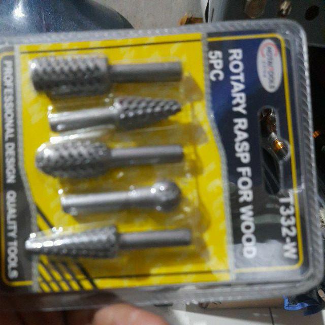Mata Bor Lubang Ukir Kayu Wood Bits Steel 1/4 Inch 5 Pcs 57000