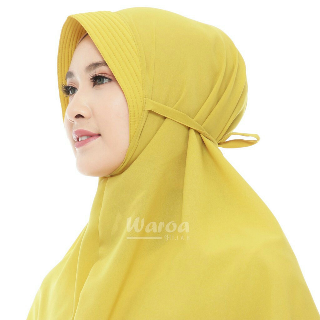 Hijab instan jersey tali pet/jilbab simpel