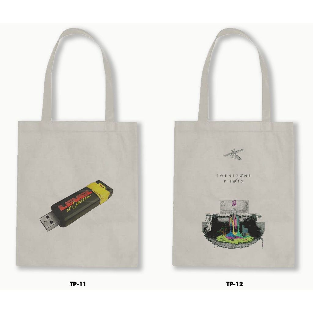 TOTE BAG BLACU - TWENTY ONE PILOTS 01