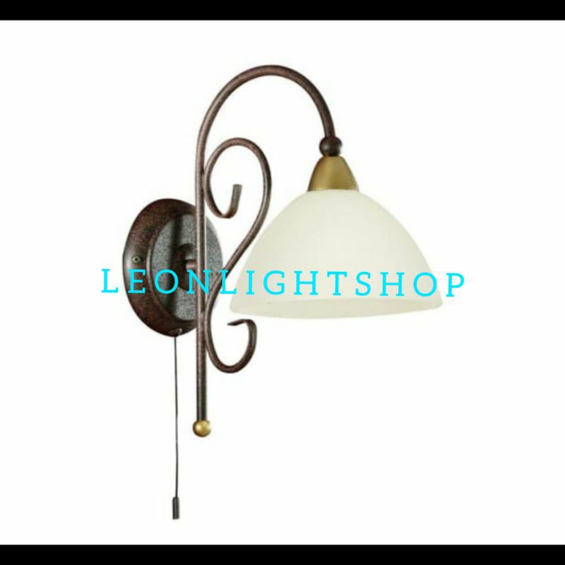 EGLO MEDICI LAMPU DINDING E-14/ACE WALL LAMP MEDICI E-14/ACE HARDWARE LAMPU HIAS DINDING INDOOR KACA