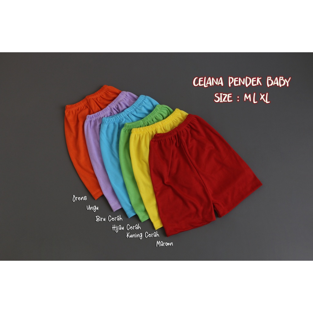 Short Pant Baby ML XL ~ Celana pendek bayi ~ Celana Ompol ~ Celana Harian bayi