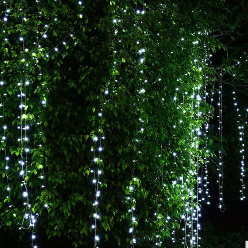 TaffLED Lampu Gorden Dekorasi Wedding Fairy Light 3x3Meter 300 LED 300L white Grab medan