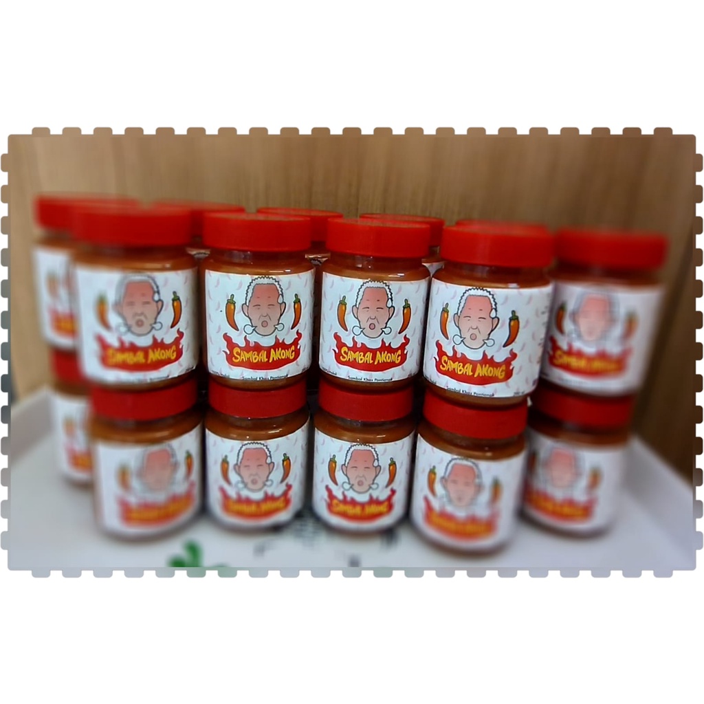 

Sambal AKONG / Sambal cabe rawit / Sambal Pontianak 200ml