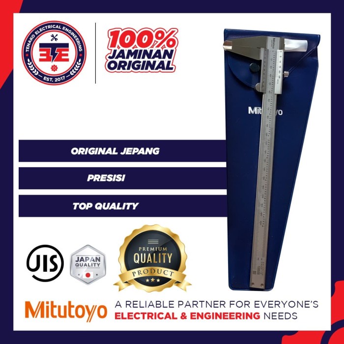 

Mitutoyo Vernier Caliper 530-118 / Jangka Sorong 200Mm Original Japan