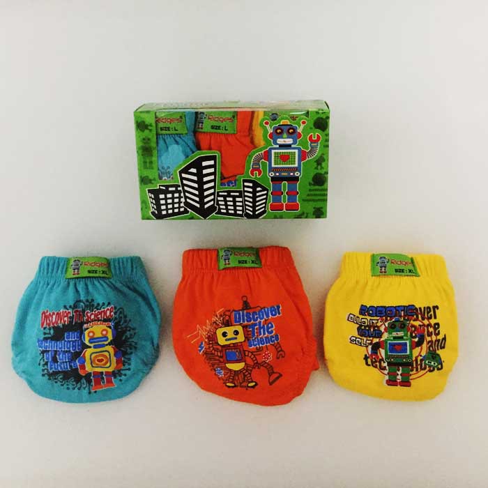 CELANA DALAM RIDGES ANAK COWO / LAKI-LAKI &quot;ROBOT&quot; ISI 3 PCS