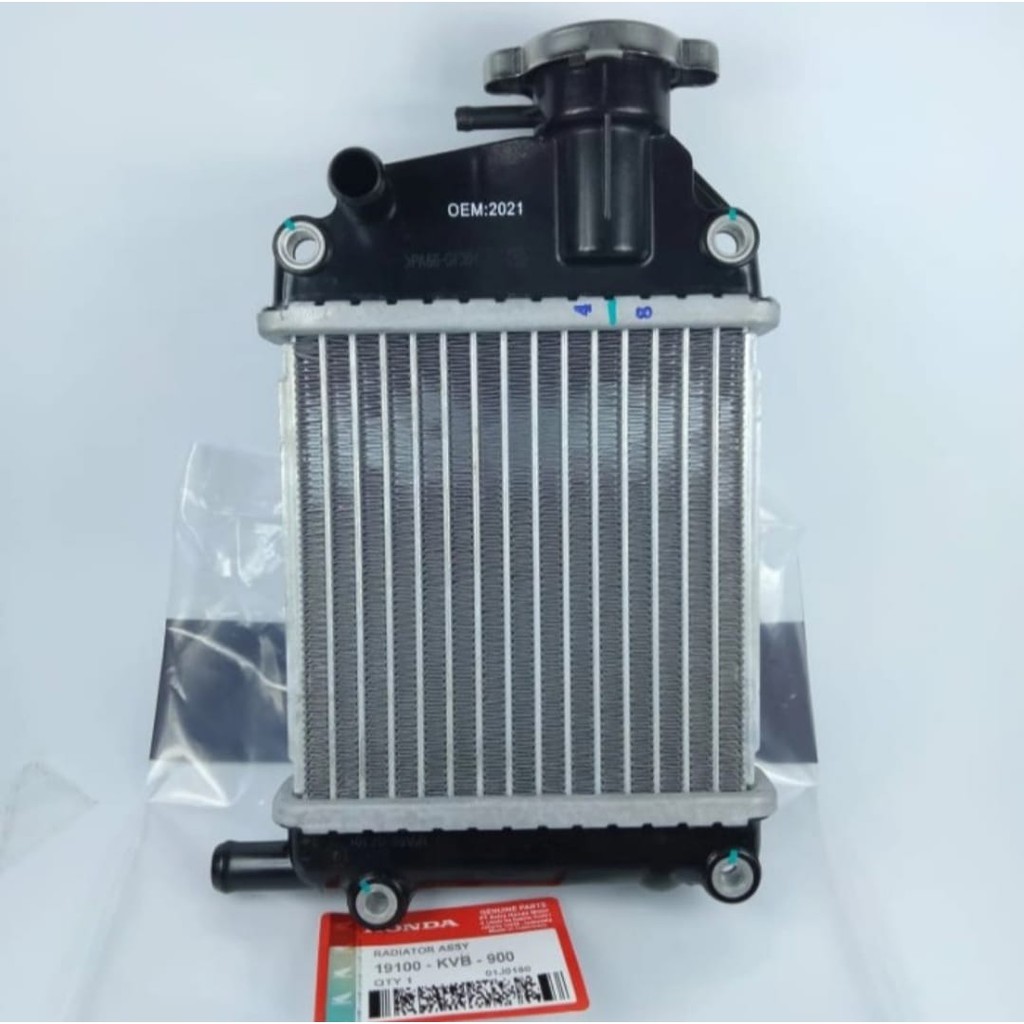 RADIATOR HONDA KVB KUALITAS ASLI ORIGINAL HONDA AHM PRESISI PAS AWET DAN DIJAMIN MANTAP VARIO 110 / RADIATOR VARIO 11 / RADIATOR 110 TECHNO