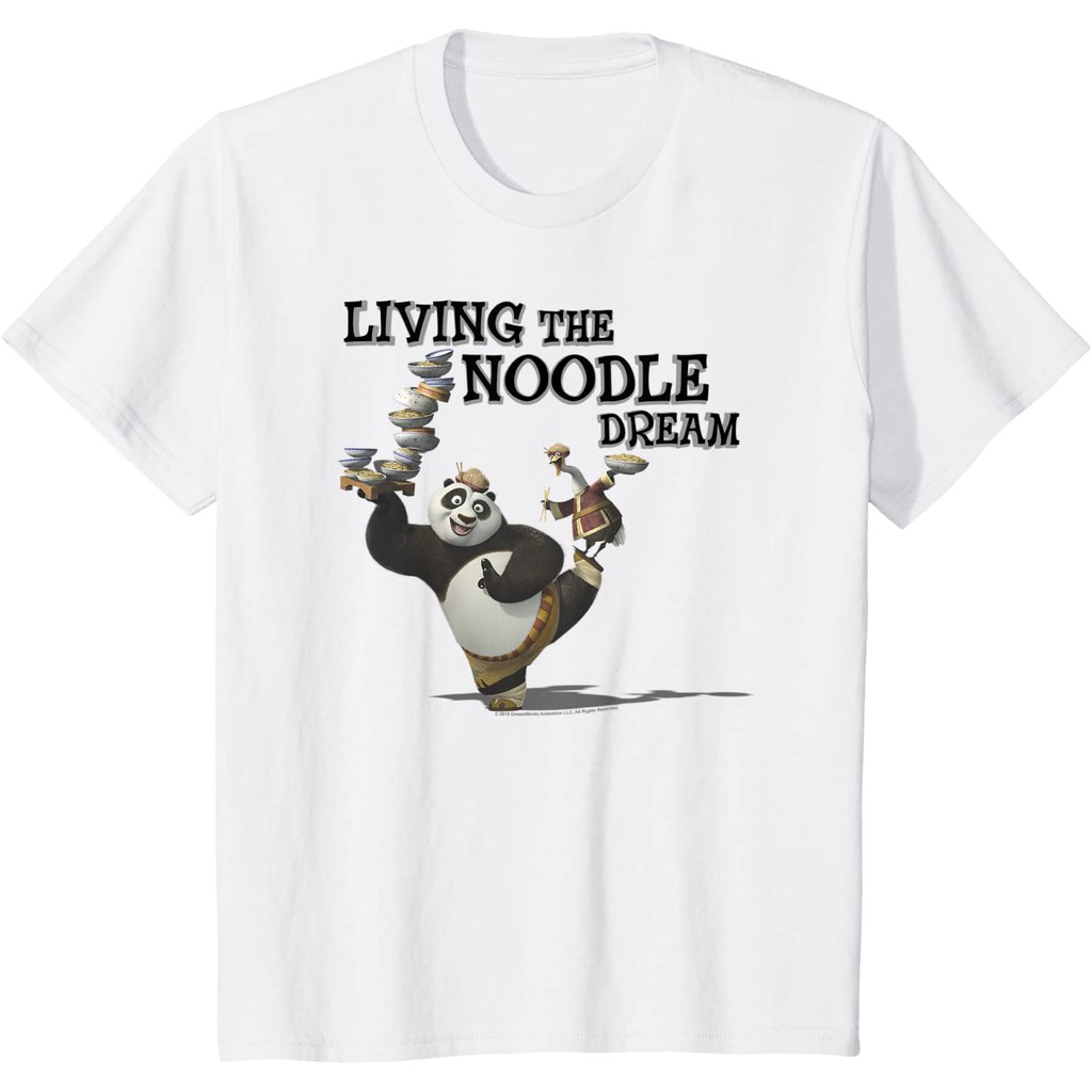 Baju Anak Kung Fu Panda Po & Mr. Ping Living The Noodle Dream T-Shirt